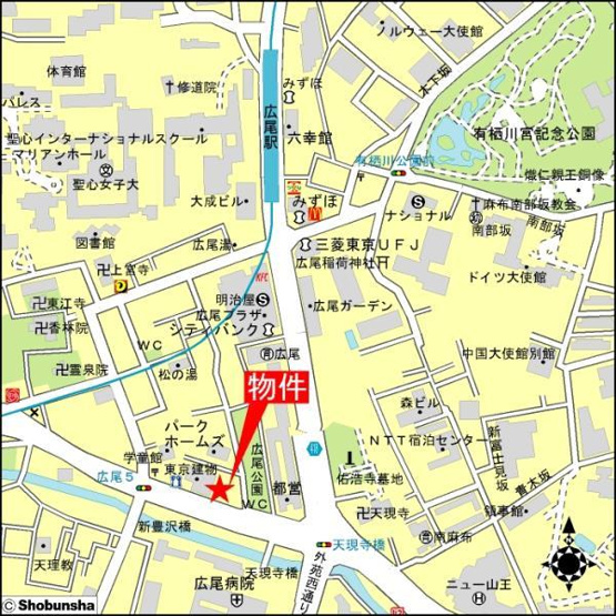 【地図】 | グランディール広尾