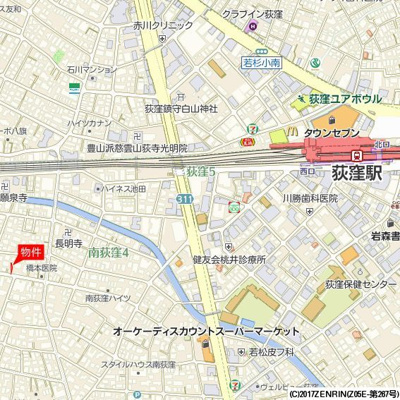 【地図】 | ＡＮＮＥＸ南荻窪