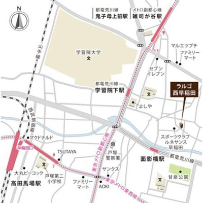 【地図】 | ラルゴ西早稲田