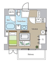 新品家具付きマンション東6(KaGood東京)の画像