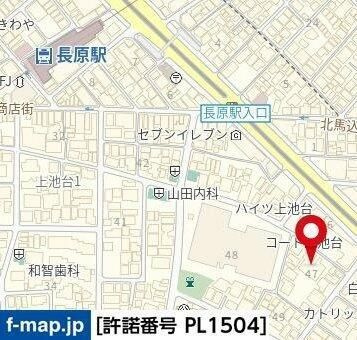セザール長原の地図