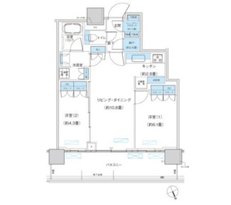 【間取り】 | パークシティ柏の葉キャンパス　ザ・ゲートタワー　ウエスト