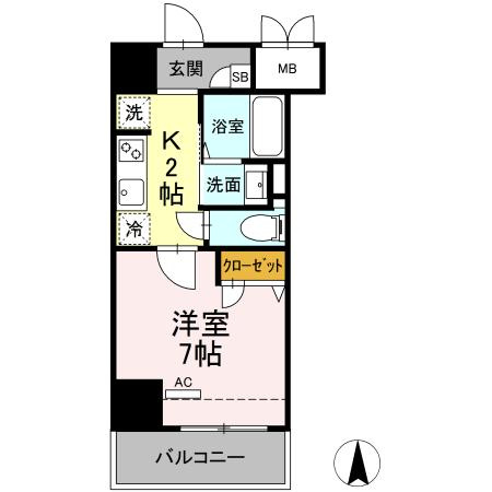 Ｊｅ　Ｇｌｙｃｉｎｅ　寿町の間取り