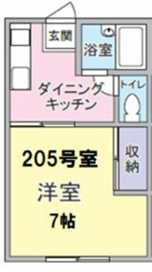 【間取り】 | サンハイツコーノ