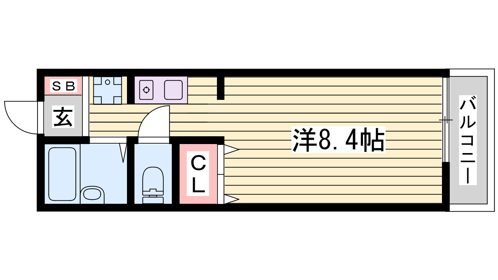 平成山手ハイツⅠの間取り