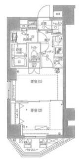 【間取り】 | ベルジュール武蔵野中町 | 間取りです。