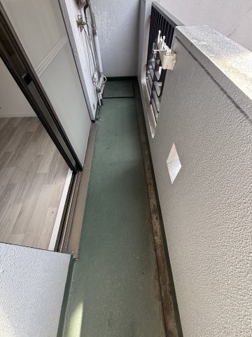 園田岡崎ハイツのバルコニー