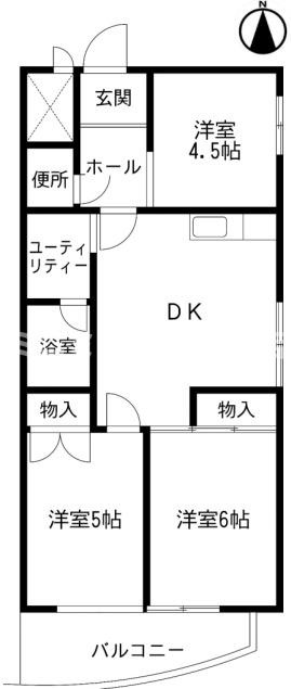 難波ロイヤルハイツの間取り|現状有姿　フローリングや各設備が変更の可能性もあります