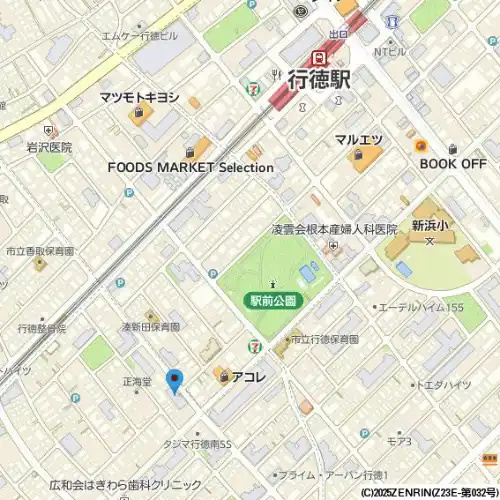ザ・レジデンス行徳Ⅲの地図|地図