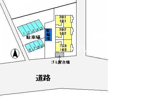 ボア　コリーヌの駐車場|駐車場