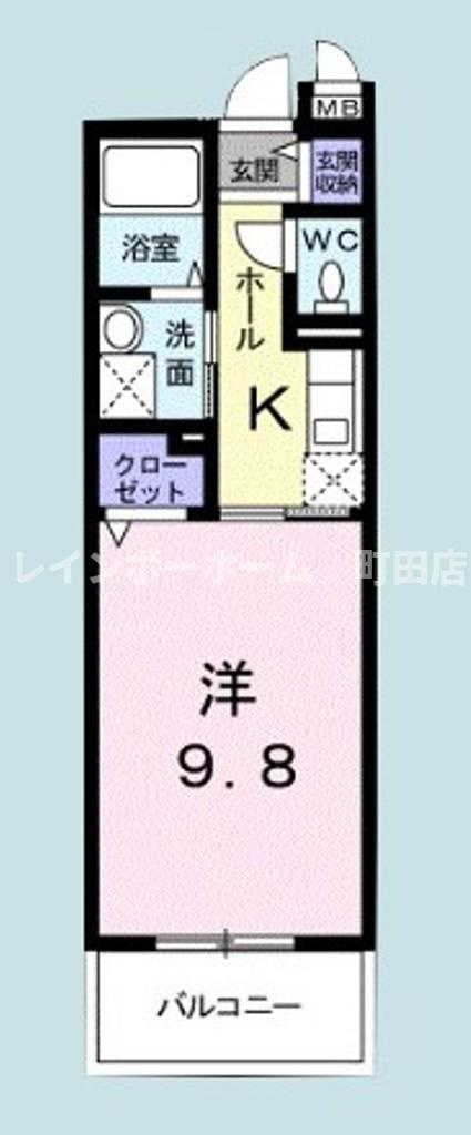 アタラクシア※初期費用分割あと払いサービス利用可能物件の間取り