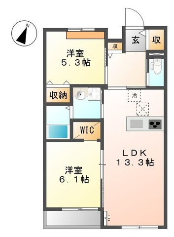 【間取り】 | リッシュモント 