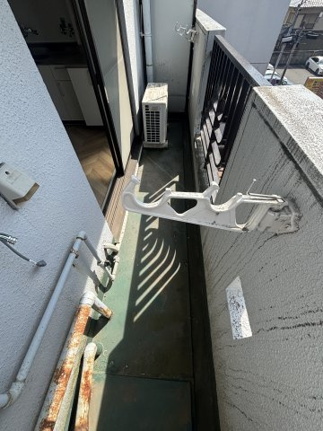 園田岡崎ハイツのバルコニー