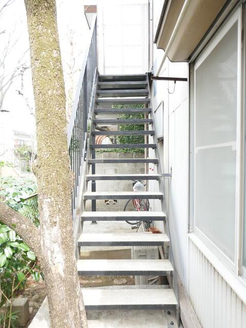 福岡アパートのエントランス|落ち着いたエントランスです