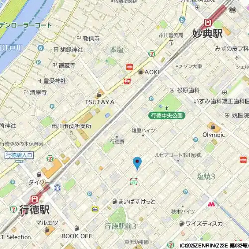 ザ・レジデンス行徳Ⅱの地図|地図