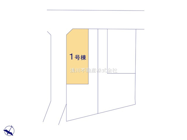 八王子市　館町　新築一戸建て　２０期の区画図|～全4棟の新しいコミュニティが誕生　人気条件の角地です～