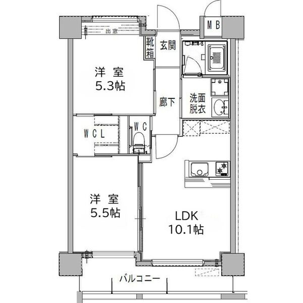 ヒルクレスト菊陽グランデの間取り