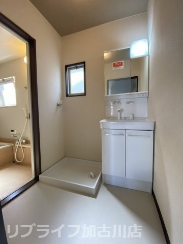 アシーネ加古川Aの洗面所