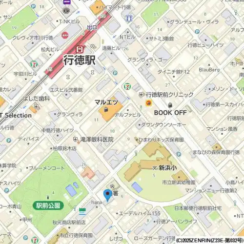 エシッド行徳駅前の地図|地図