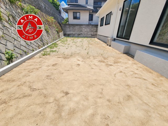 春日市白水池1丁目第5-1棟（1号棟）の外観|お庭で自由な時間を過ごせます。