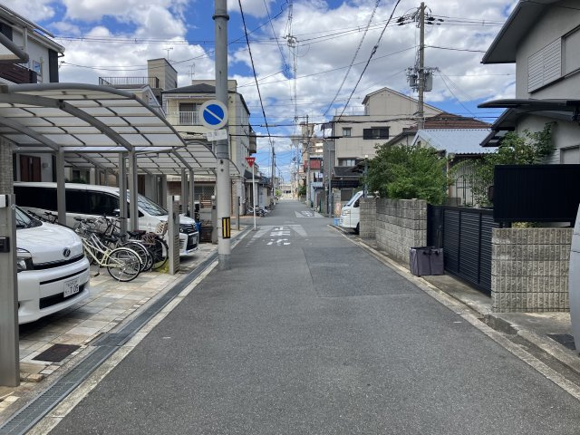 大阪市平野区平野市町２丁目の倉庫の周辺