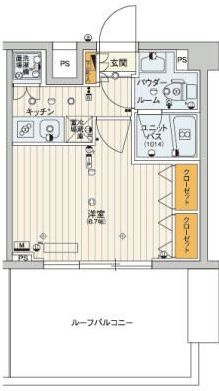 スカイコートパレス西巣鴨の間取り|間取りです。