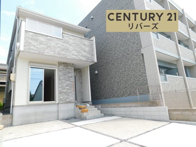 名古屋市港区港北町３丁目の新築一戸建の外観|☆２号棟☆　　新価格！！いつでも見学できます♪（お問合せ当日、平日、水曜、夜間でもＯＫ）　南向き！　敷地４１．５４坪　駐車最大４台！　５ＬＤＫ！　カウンター付きリビング１７．４帖♪　小中学校徒歩３分！