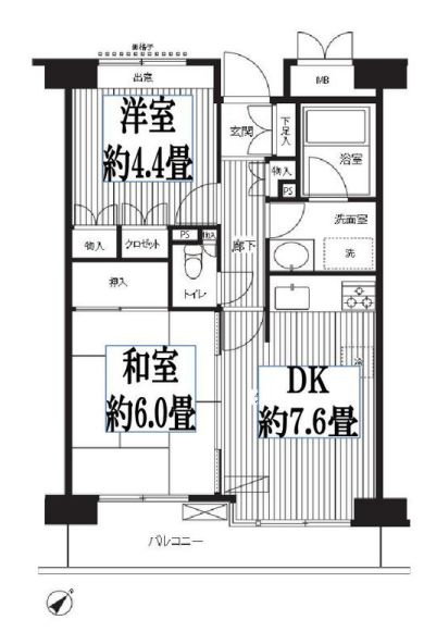 ステラメゾン武蔵小山の間取り