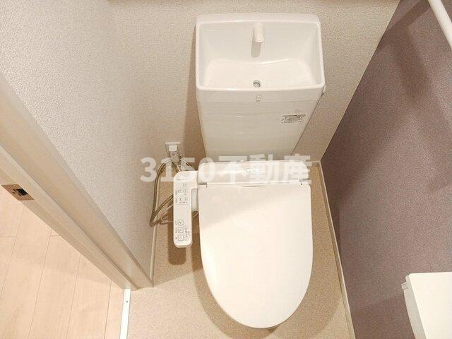 ルナ・ソレイユⅡのトイレ|落ち着いた色調のトイレです