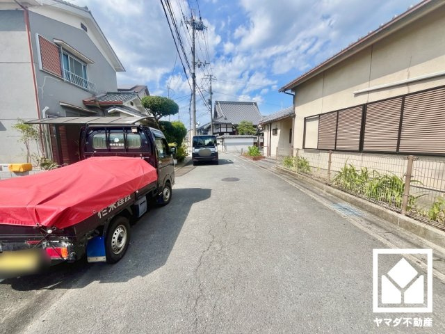 宇治市伊勢田町毛語　1期の前面道路含む現地写真|7月31日　現地写真更新