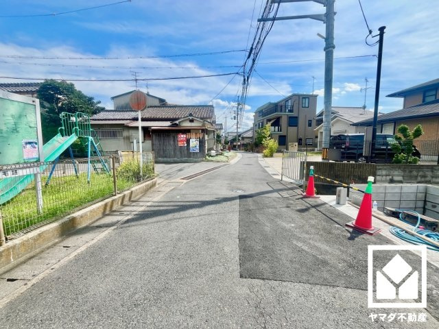 宇治市伊勢田町毛語　1期の前面道路含む現地写真|7月31日　現地写真更新