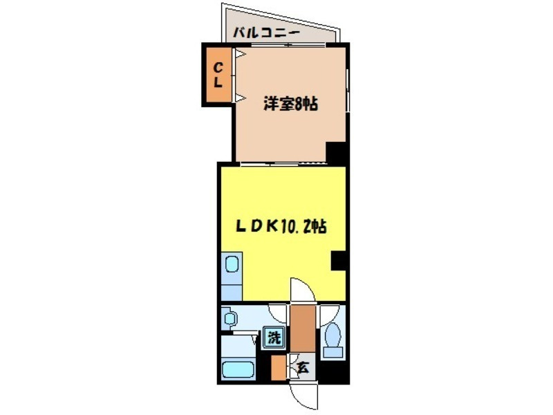 ドエル五島町の間取り