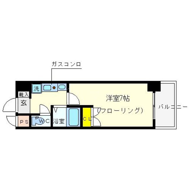ラナップスクエア天満プライムの間取り