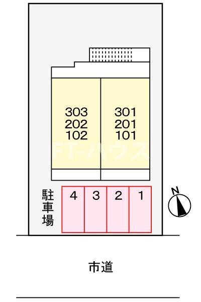 パークハイツの区画図