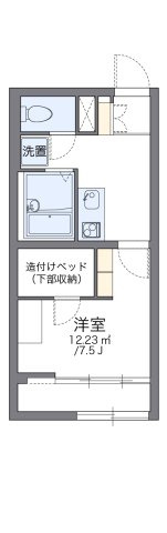レオパレス大樹の間取り