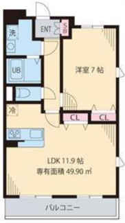 【間取り】 | シティコート千川 | 間取りです。