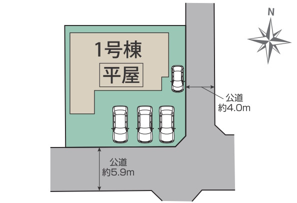 相模原市南区麻溝台4丁目の区画図