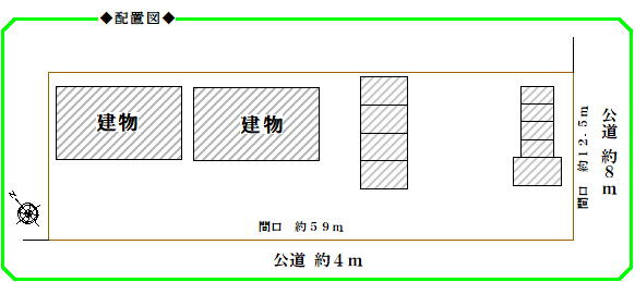 鈴鹿市東旭が丘6丁目　貸家＋トランクルームの区画図