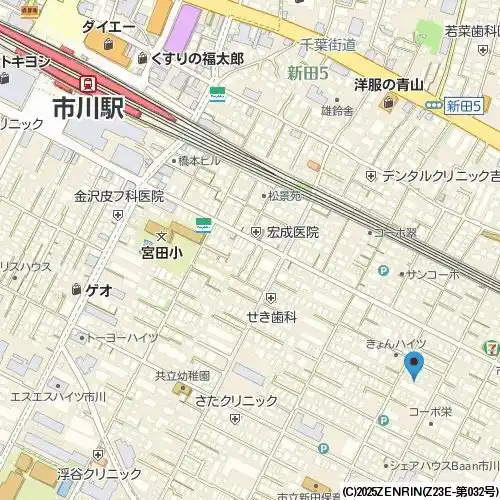 市川プラザの地図|地図