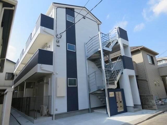 大和市南林間３丁目のアパートの外観
