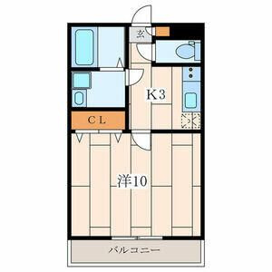 大和市中央２丁目の賃貸マンションの間取り