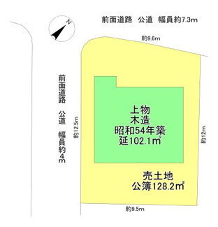 【土地図】 | 大津市木の岡町19-8　上物付き土地