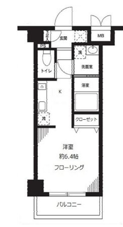 パルメゾン見次公園の間取り|間取りです。