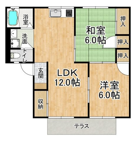 エクセレンス雅の間取り