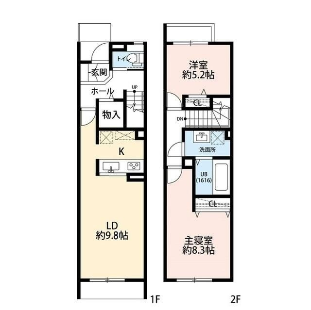 アムールＳⅡの間取り|間取りです。
