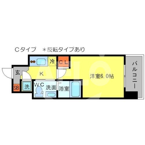 エスリード新梅田ノースポイントの間取り|エスリード新梅田ノースポイント　間取り