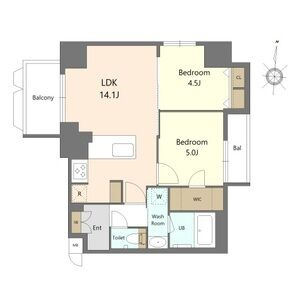 【間取り】 | S-RESIDENCE高岳bresa