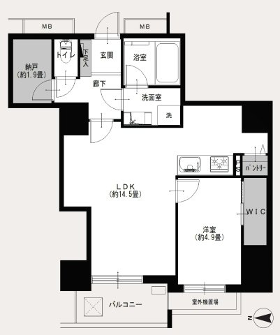 パークシティ杉並セントラルタワーの間取り