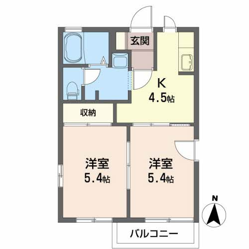 エスメラードCの間取り