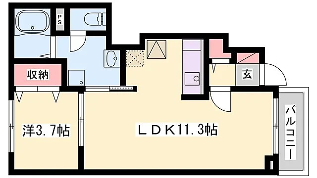 ヴィラスタシオンの間取り